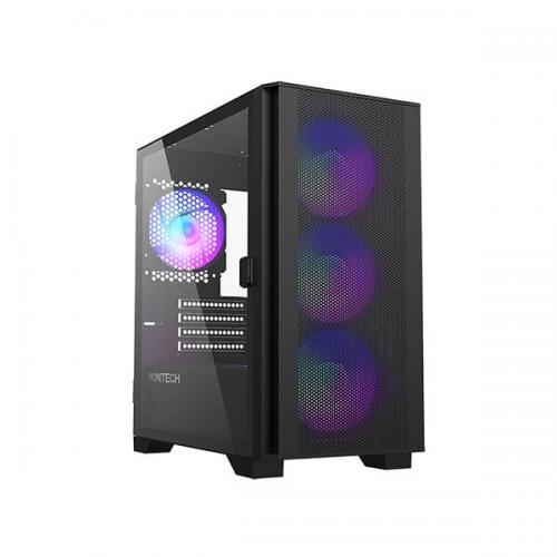 Montech Air 100 Mesh ARGB (M-ATX) Mini Tower Cabinet (Black)