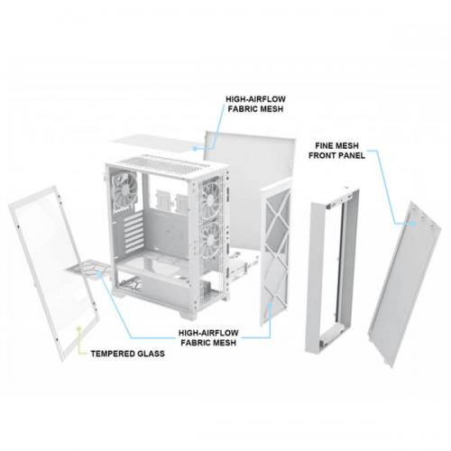 Montech AIR 1000 Lite (ATX) Cabinet (White)