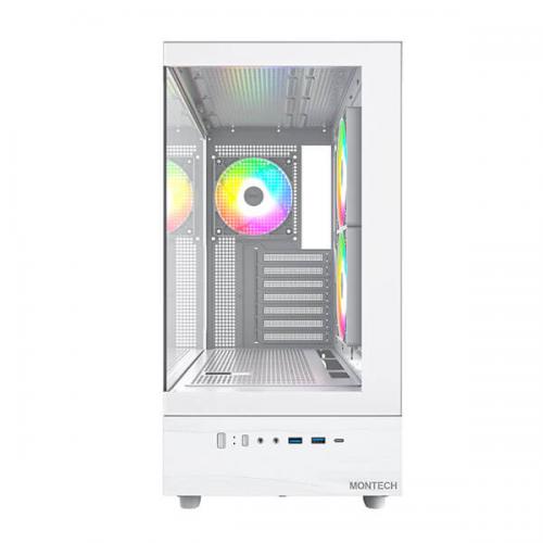 Montech XR Mid-Tower ATX Cabinet (White)