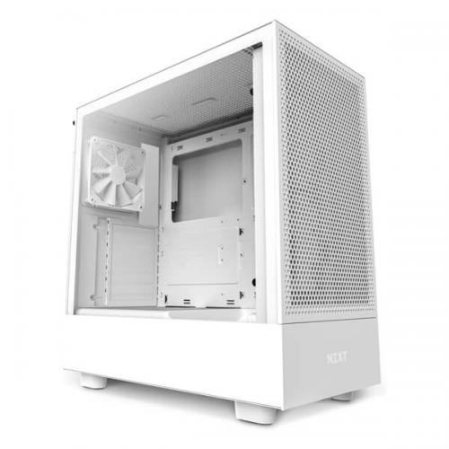 Nzxt H5 Flow (E-ATX) Mid Tower Cabinet (White)