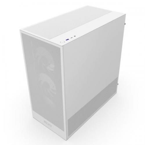 Nzxt H5 Flow RGB 2024 Edition E-ATX White Mid Tower Case