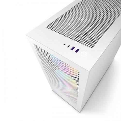 Nzxt H7 Flow RGB (ATX) Mid Tower Cabinet (White)