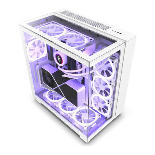 Nzxt H9 Elite (ATX) Mid Tower Cabinet (White)