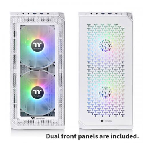 Thermaltake View 300 MX Snow ARGB (E-ATX) Mid Tower Cabinet (White)