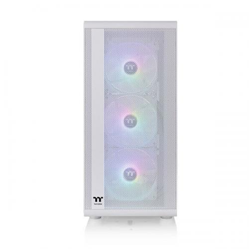 Thermaltake S200 TG ARGB Snow (ATX) Mid Tower Cabinet (White)