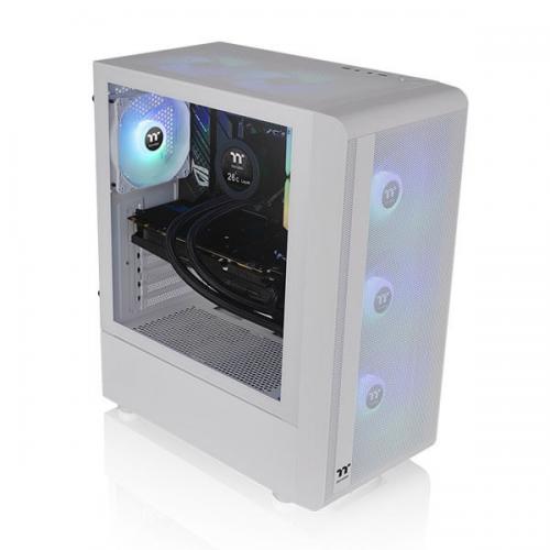 Thermaltake S200 TG ARGB Snow (ATX) Mid Tower Cabinet (White)