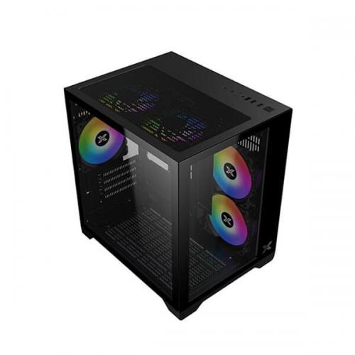 Xigmatek Aqua M ARGB (M-ATX) Mini Tower Cabinet (Black)