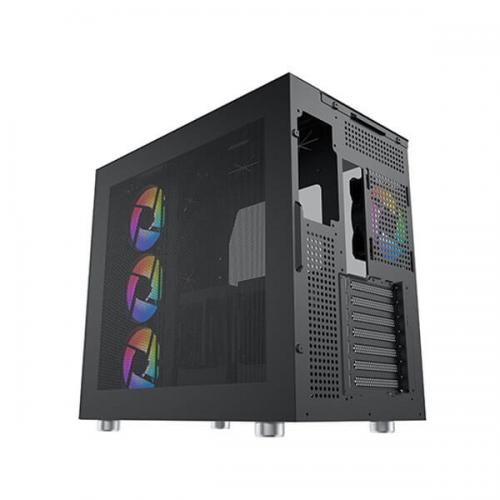 Xigmatek Aqua Ultra ARGB (E-ATX) Mid Tower Cabinet (Black)