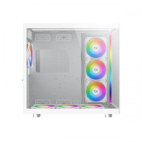 Xigmatek Aqua Ultra Arctic ARGB (E-ATX) Mid Tower Cabinet (White)