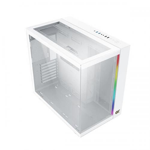 Xigmatek Aqua Ultra Arctic ARGB (E-ATX) Mid Tower Cabinet (White)