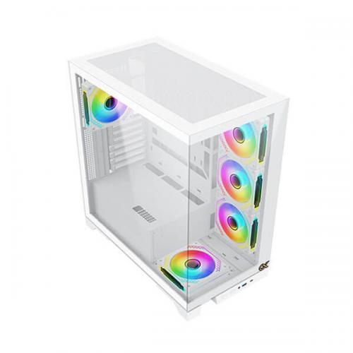 Xigmatek Endorphin Ultra Arctic ARGB (E-ATX) Mid Tower Cabinet (White)