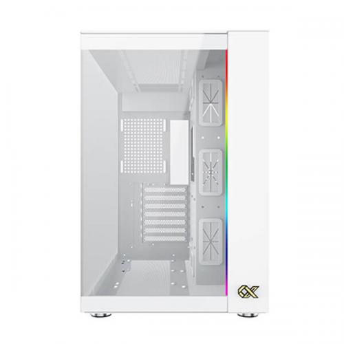 Xigmatek Aqua Ultra Air Arctic ARGB (E-ATX) Mid Tower Cabinet (White)