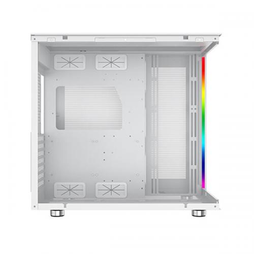 Xigmatek Aqua Ultra Air Arctic ARGB (E-ATX) Mid Tower Cabinet (White)