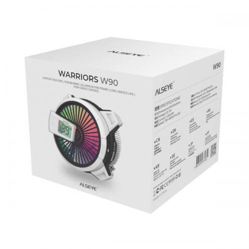 Alseye Warrior W90 ARGB 40mm CPU Air Cooler (For Intel LGA 1700/1200/115X Sockets)