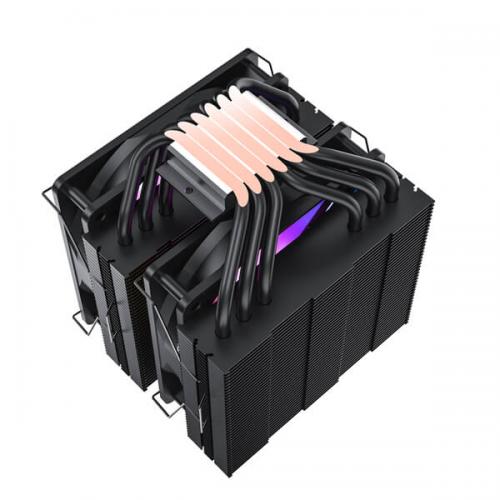 Ant Esports ICE-C621 ARGB 120mm Dual Tower CPU Air Cooler (Black)