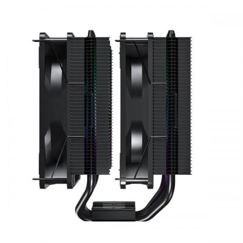 Ant Esports ICE-C621 ARGB 120mm Dual Tower CPU Air Cooler (Black)