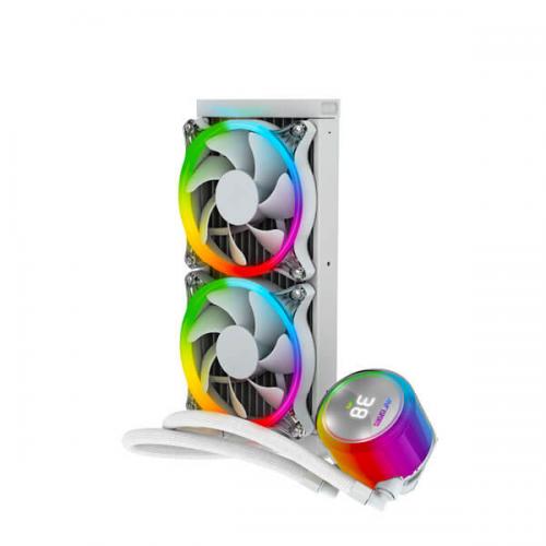 Ant Esports ICE Chroma 240 ARGB 240mm CPU Liquid Cooler (White)