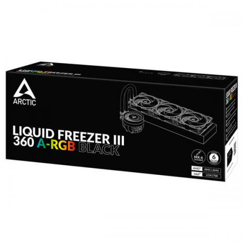 Arctic Liquid Freezer III 360 ARGB CPU Liquid Cooler (Black)