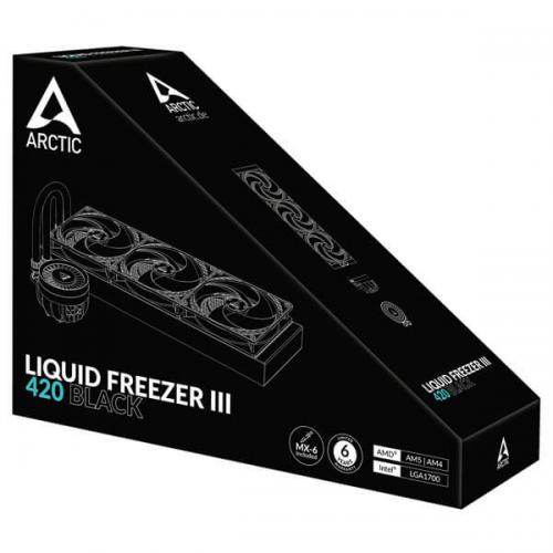 Arctic Liquid Freezer III 420 CPU Liquid Cooler (Black)