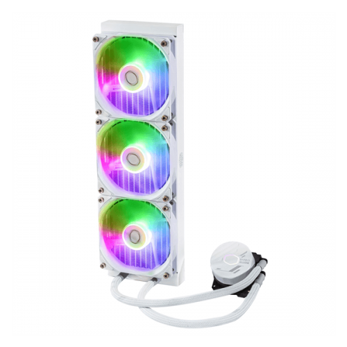 Cooler Master MasterLiquid 360L Core ARGB 360mm CPU Liquid Cooler (White)