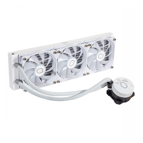 Cooler Master MasterLiquid 360L Core ARGB 360mm CPU Liquid Cooler (White)