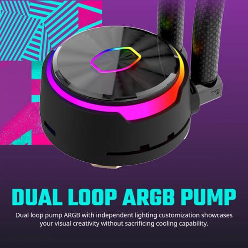 Cooler Master MasterLiquid PL360 Flux ARGB CPU Liquid Cooler