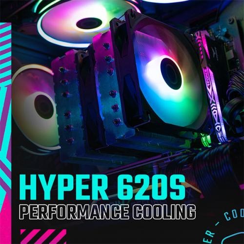 Cooler Master Hyper 620S ARGB 120mm Dual Tower CPU Air Cooler