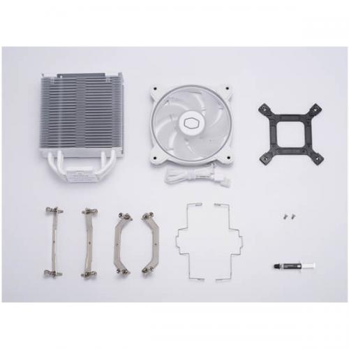 Cooler Master Hyper 212 Halo ARGB CPU Air Cooler (White)