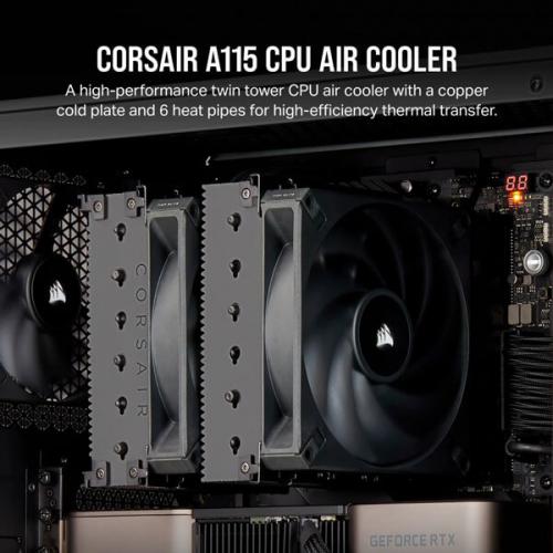 Corsair A115 Twin Tower 140mm CPU Air Cooler