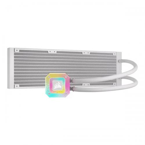 Corsair iCUE H150i Elite Capellix XT 360mm RGB CPU Liquid Cooler (White)