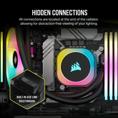 Corsair iCUE LINK H150i RGB Black 360mm CPU Liquid Cooler