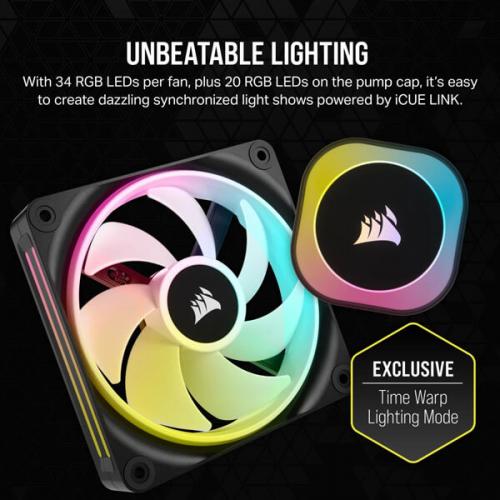 Corsair iCUE LINK H150i RGB Black 360mm CPU Liquid Cooler