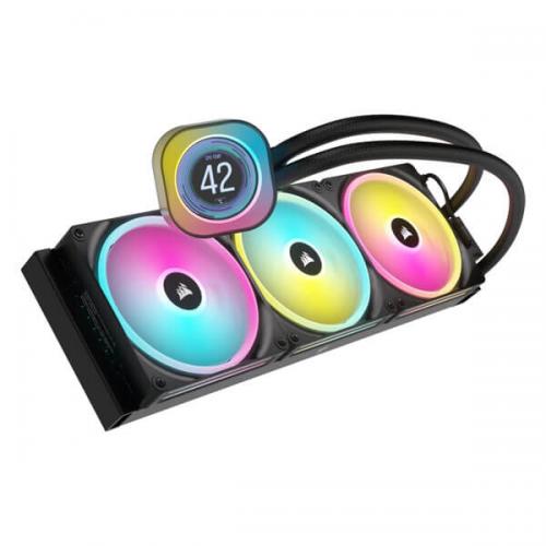 Corsair iCUE Link H170i LCD RGB 420mm CPU Liquid Cooler (Black)