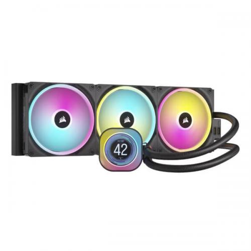 Corsair iCUE Link H170i LCD RGB 420mm CPU Liquid Cooler (Black)