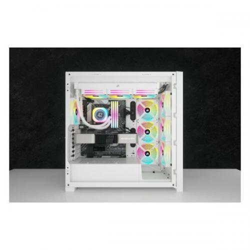 Corsair iCUE Link H150i LCD RGB 360mm CPU Liquid Cooler (White)