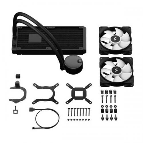 Fractal Design Lumen S24 RGB V2 240mm CPU Liquid Cooler (Black)