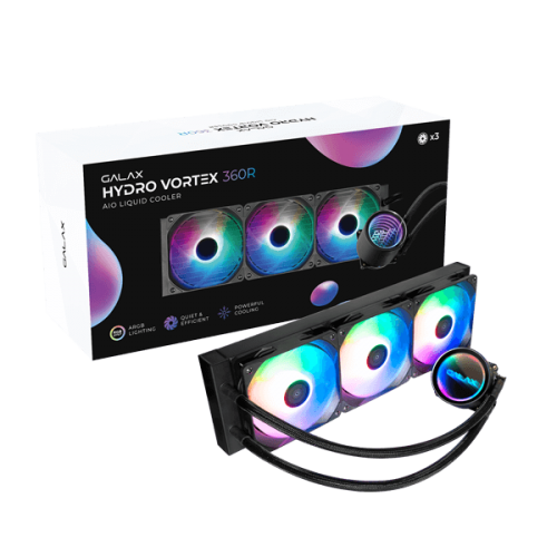 Galax Hydro Vortex 360R ARGB 360mm CPU Liquid Cooler (Black)