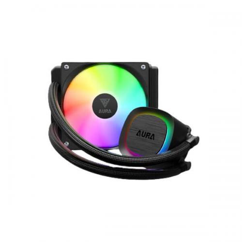 Gamdias Aura GL120 V2 ARGB 120mm CPU Liquid Cooler (Black)