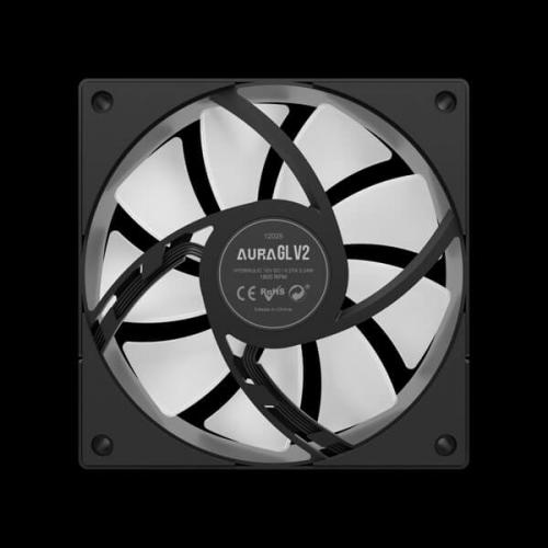 Gamdias Aura GL120 V2 ARGB 120mm CPU Liquid Cooler (Black)