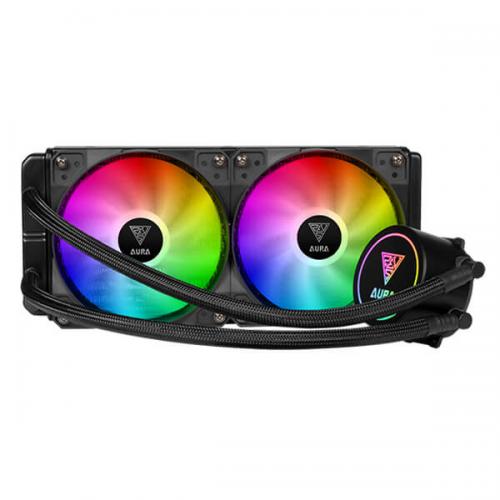 Gamdias AURA GL240 RGB CPU Liquid Cooler (Black)