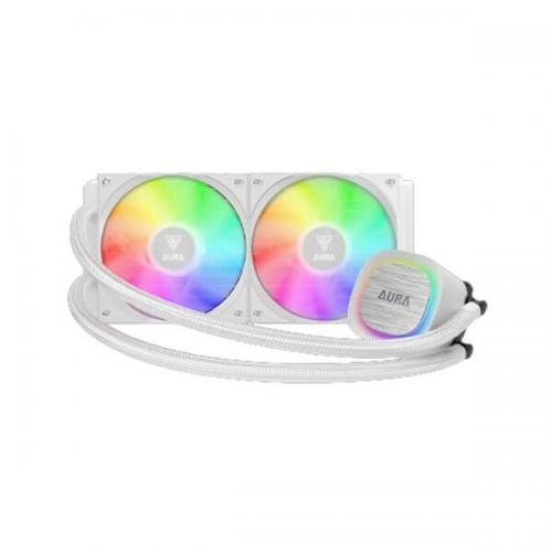 Gamdias Aura GL240 V2 WH ARGB CPU Liquid Cooler (White)