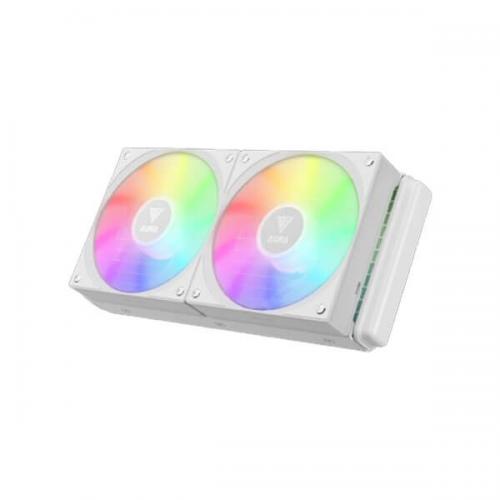 Gamdias Aura GL240 V2 WH ARGB CPU Liquid Cooler (White)