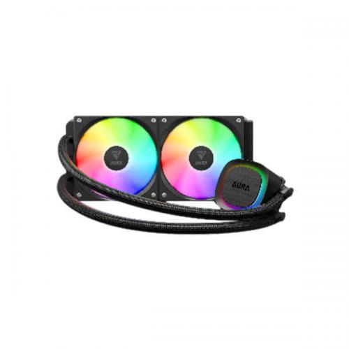 Gamdias Aura GL240 V2 ARGB 240mm CPU Liquid Cooler (Black)