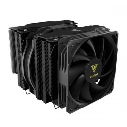 Gamdias Boreas P1-720 120mm Dual Tower CPU Air Cooler (Black)