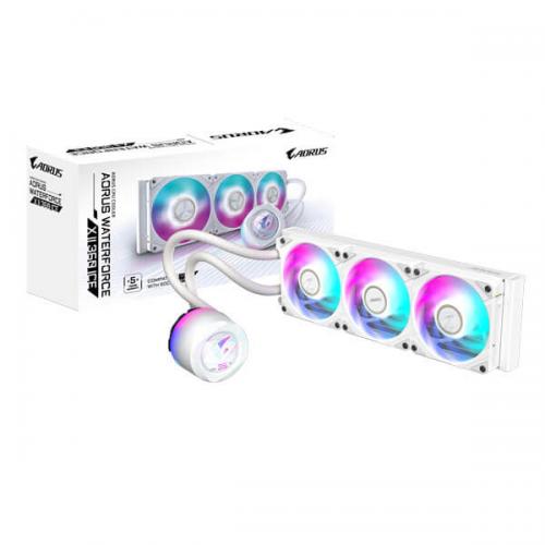 Gigabyte Aorus Waterforce X II 360 ICE ARGB 360mm CPU Liquid Cooler (White)