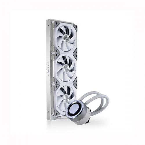 Lian Li Galahad 360 ARGB CPU Liquid Cooler With Uni Fan SL Edition (White)