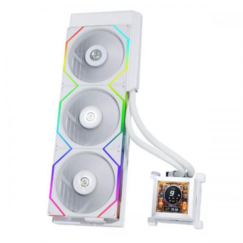 Lian Li HydroShift LCD 360TL ARGB CPU Liquid Cooler (White)