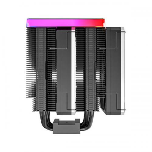 Montech Metal DT24 Premium Dual Tower 120mm ARGB CPU Air Cooler (Black)