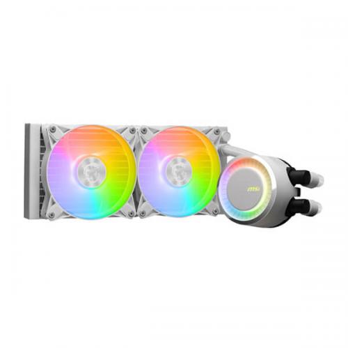 MSI MAG Coreliquid E240 ARGB 240mm CPU Liquid Cooler (White)