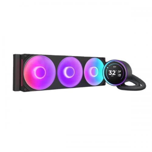 NZXT Kraken Elite 360 RGB CPU Liquid Cooler with IPS LCD (Black)